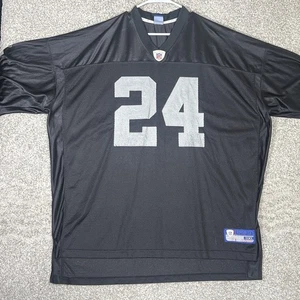 Reebok Charles Woodson Jersey Men’s Large Black Oakland Raiders NFL Football - Picture 1 of 8