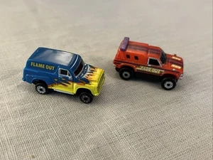 Vintage Micro Machines Fad Out & Flame Out Cars, Still Lights Up - Picture 1 of 10