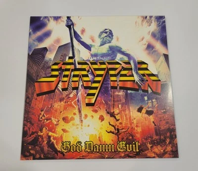 STRYPER- God Damn Evil, Limited Edition Cloudy Red Colored Vinyl - Image 1 of 4