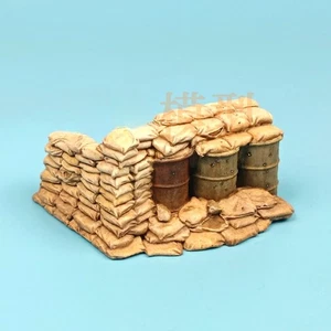Diorama 1/35 Sandbag Walls Trench Bunker Tank Military Scene Model Accessories - Picture 1 of 5