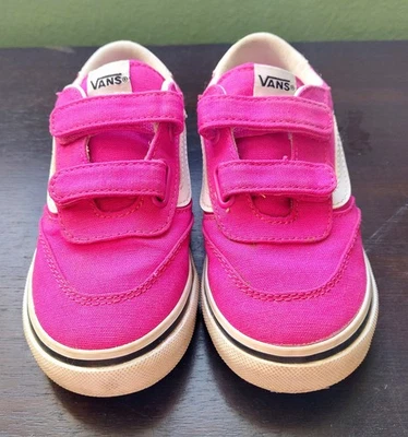 Lo último Rosa Fucsia VANS Fuera de la Pared Niño Pequeño Talla 10 Zapatos Tenis  Foto 1 de 4