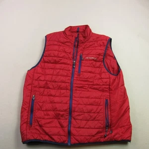 Vineyard Vines Vest Mens Large Sleeveless Lightweight Zip Pockets Outdoors Red - Picture 1 of 7