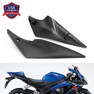 Black Tank Side Cover Panel Cowl Fairing Kit For Suzuki GSXR 600 750 2006-2007 - Picture 1 of 11