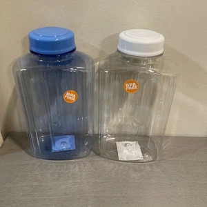 2 - Greenbrier blau & klar Kunststoff Kühlschrank Wasserflasche - 50floz/1,478ml - BPA frei - Bild 1 von 8