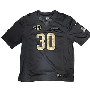 Nike Jersey Todd Gurley II #30 Los Angeles Rams Gray Salute To Service Size XL - Picture 1 of 6