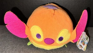 Neon Orange Stitch Tsum Tsum Plüsch 6 Zoll klein Sammlerstück Disney neu mit Etikett TS1 - Bild 1 von 4