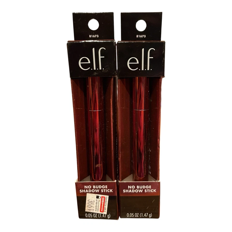 2 Pack e.l.f. No Budge Shadow Stick Smudge-Proof Metallic Eyeshadow Copper Chic - Image 1 of 1