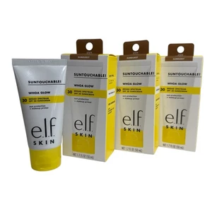 e.l.f. Protector solar SKIN Suntouchable Whoa Glow SUNBURST FPS 30 imprimación de maquillaje 3 NUEVO - Imagen 1 de 8