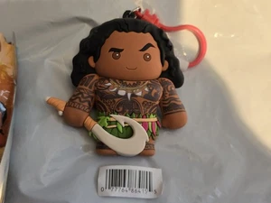 2,5" Moana 2 BIG GOD MAUI Figural Bag Clip 2025 MAGICAL FISH HOOK - Tag Detachd - Bild 1 von 7