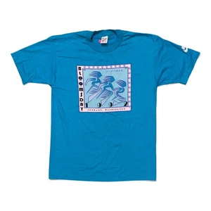 Vintage Mens Bloomsday Run Finisher Nike Tee Shirt Size L Made in USA 1992 NEW! - Picture 1 of 4