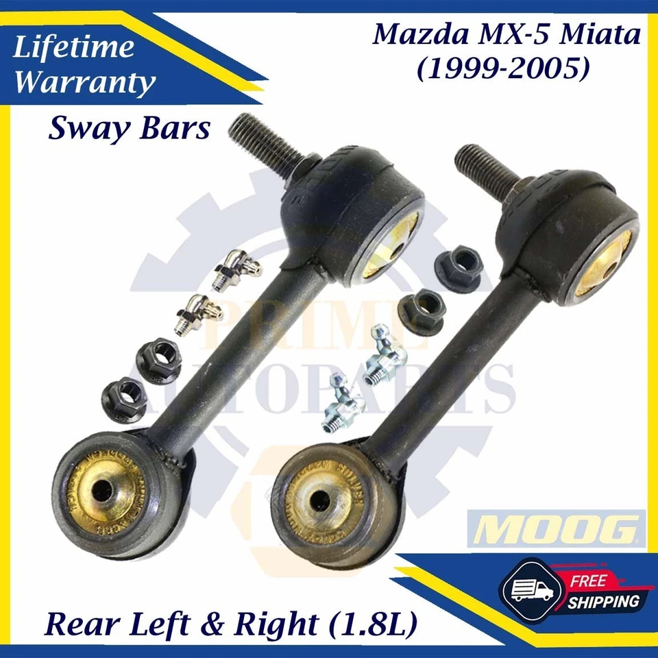 Barra estabilizadora trasera MOOG OEM para Mazda MX-5 Miata 1999-2005 garantía de por vida Foto 1 de 4