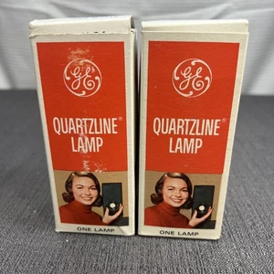 Lámpara de Proyección GE Quartzline Tipo CBA 500W 120V Bombillas Proyector Nuevo de Lote Antiguo - Imagen 1 de 11