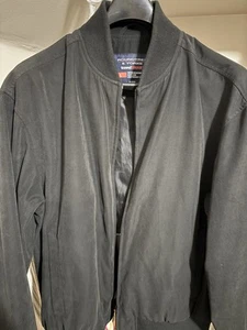 Men's Dillard's Roundtree & Yorke Brushed Bomber Jacket Coat L - Picture 1 of 5