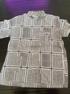 Engineered Garments Camp Shirt In Tribal Print Size XL - Picture 1 of 6