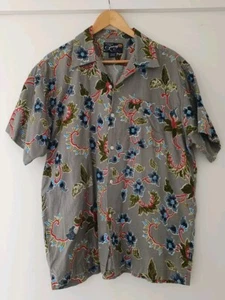 🔶️RETRO VINTAGE ALOHA STUSSY HAWAIIAN MENS SIZE M SHIRT SURFING SKATE PAISLEY - Picture 1 of 10