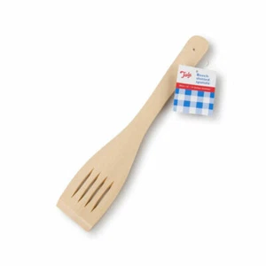 Utensilio de cocina espátula ranurado de madera de haya Tala FSC 30 cm - Imagen 1 de 1