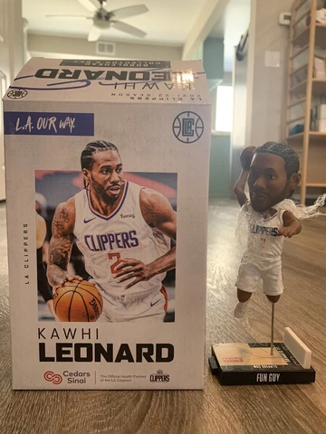 Kawhi Leonard LA Clippers Bobblehead New In Box SGA All-Star MVP NBA Champ NIB Cover
