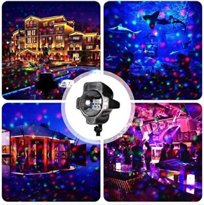Shatchi RGB LED Snowfall Projector Light with Remote -Timer -Speed Control *NEW* - Image 1 of 4