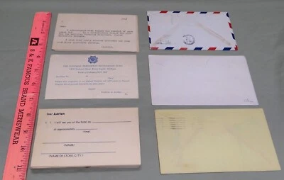 Lot of 30+ Air Mail FDC and 1950's Stamped Post Cards - Image 1 of 4