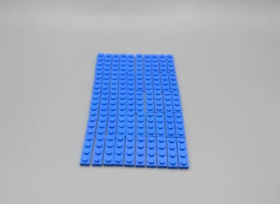 LEGO 50 x Basisplatte 1x4 blau blue basic plate 3710 371023 - Bild 1 von 2