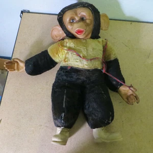 Vintage Mr. BIM Plush Rubber Face Monkey/Chimpanzee Howdy Doody Show Zip \ Zippy - Picture 1 of 7