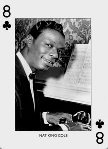 Nat King Cole Blues Jazz Singer Single Swap Playing Card 