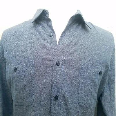Nueva Camisa NORDSTROM MEN SHOP Talla XL Ajuste Azul Suave Súper Cómoda Cambray Foto 1 de 4