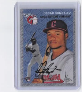 2023 Topps Chrome Platinum Oscar Gonzalez RC #83 Topps Refractor #/499 - Picture 1 of 2