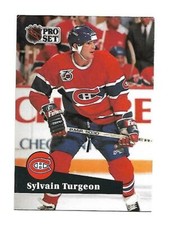 NHL Player Card - Sylvain Turgeon - Canadiens - Kassel, Wedemark, Revier Löwen