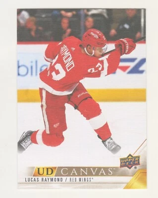 2022-23 Upper Deck CANVAS #C149 LUCAS RAYMOND Detroit Red Wings - Image 1 of 2