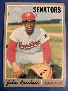 1970 Topps Baseball #655 John Roseboro Washington Senators (7th Series High #)
