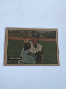 2005 Bowman Heritage Mahogany Parallel SP Jeff Niemann Rookie RC #260