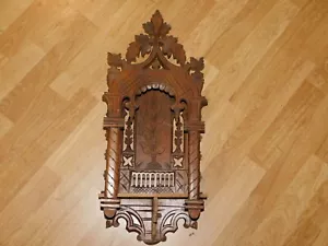 Wooden Altar Fretwork Folding Altar around 1900! Religious! Decorated! - Picture 1 of 11