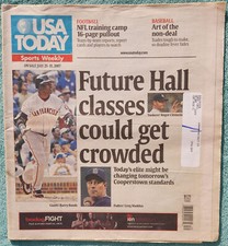Future Hall Of Famers 2007 USA Today Sports Weekly Complete Issue 48 Pages