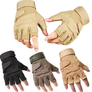 Military Tactical Gloves Summer Sports Bicycel Fishing Unisex Half Finger Gloves - Bild 1 von 17