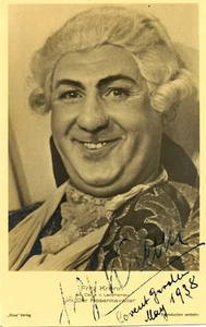 FRITZ KRENN opera bass signed photo as Baron Ochs - Picture 1 of 1
