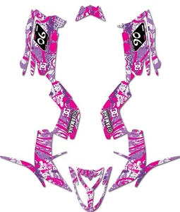 Graphics Yamaha raptor 90 2016 - 2023 DC CHICK STYLE stickers decals - Picture 1 of 4