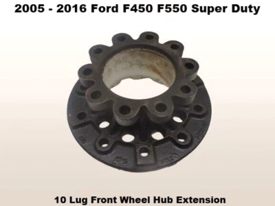 Extensión de buje de rueda delantera de 10 orejetas 5C341A014B 05 a 16 Ford F450 F550 Super Duty Foto 1 de 4