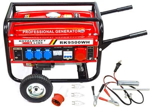 4-Takt RK9500W Stromerzeuger Stromgenerator Generator Notstromaggregat Räder - Bild 1 von 5