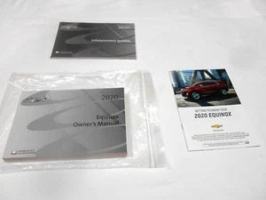 NEW 2020 CHEVROLET EQUINOX OWNER MANUAL 3 PC SET WITH INFOTAINMENT. OEM. MINT - Picture 1 of 4