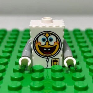 Lego SpongeBob Squarepants Astronaut Minifigure (missing legs) - Picture 1 of 2
