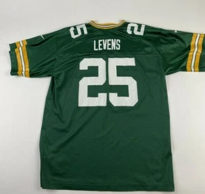 VTG Nike Team Youth XL 18-20 Green Bay Packers Jersey Dorsey Levens #25 NFL 90s - Picture 1 of 10