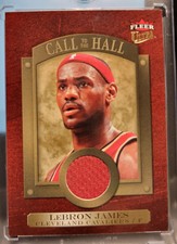 2007-08 Ultra SE Call to the Hall #CH2 LeBron James JERSEY RELIC CAVALIERS LAKER