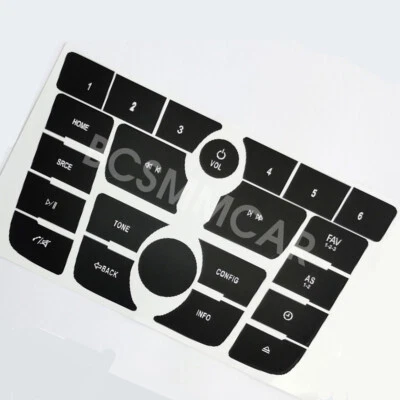 Fit For Buick Verano 2012-2015 Car Dash Radio Button Repair Stickers Decorative - Image 1 of 4
