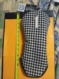 Maxfli Vintage Collection Driver Head Cover - Schwarz/Weiß Hahnentritt - Neu mit Etikett - 25 - Bild 1 von 4