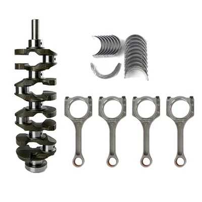 Cigüeñal del motor G4KJ + varilla de conexión + juego de cojinetes principales y de varilla para Hyundai Kia Foto 1 de 4