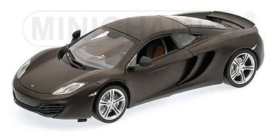 1:18 Minichamps Mclaren Mp4-12C 2011 Matt Black 110133021 Diecast Modellino - Immagine 1 di 2