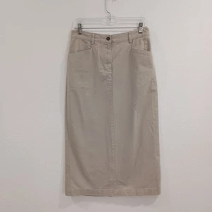 Christopher & Banks Maxirock khaki beige, Größe 6 - Bild 1 von 6