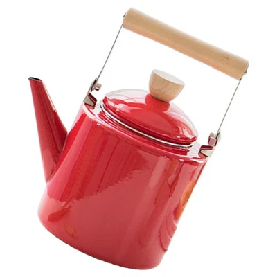 Water Kettle Heating Teakettle Enamel Boiling Water Kettle Coffee Kettle 2.4L - Image 1 of 4