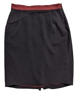 O'2nd Women's Black Burgundy Muse Casual Skirt 4 new with tags Obzee NYC - Picture 1 of 8